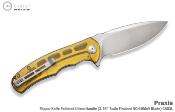 CIVC803L — Couteau Civivi Praxis Lame Acier 9Cr18MoV Drop Point Satiné Manche Ultem Linerlock Livraison Gratuite