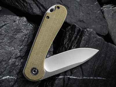 CIVC907S Couteau CIVIVI Elementum Green Micarta Lame D2 IKBS - Livraison Gratuite