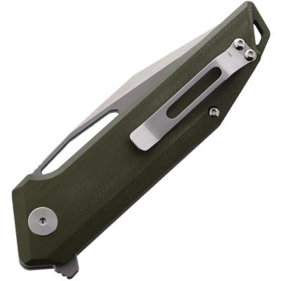 CMB10G — Couteau CMB Made Knives Lurker Lame Acier D2 Satiné Manche G10 Vert Linerlock - Livraison Gratuite