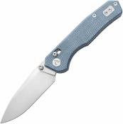 CMB18D CMB Explorer CMB-18D – Couteau Pliant EDC Axis Lock Lame Drop Point 14C28N SW Manche Micarta Blue - Livraison Gratuite 