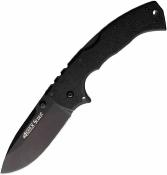 CS62RQBKBK Couteau Cold Steel 4-Max Scout | Lame Drop Point Acier AUS-10A | Manche Griv-Ex & Tri-Ad Lock - Livraison Gratuite