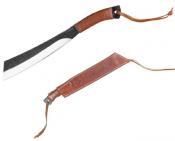 CTK3957108HC Couteau Condor Impossible Machete Lame Acier Carbone 1075 Etui Cuir Made Salvador - Livraison Gratuite