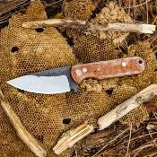 CTK82830SK Couteau Condor Itzi Bushcraft | Lame Acier 14C28N | Manche Micarta Housse Kydex Salvador - Livraison Gratuite