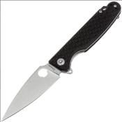 DGRFLMNBKSW Daggerr Florin – Couteau Pliant Liner Lock | Lame Spear Point 8Cr14MoV SW | Manche FRN Noir - Livraison Gratuite