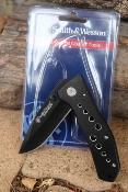 SWA10CP Smith&Wesson ExtremeOps | Lame Drop Point Acier Inox | Manche Aluminium | Liner Lock | Clip - Livraison Gratuite