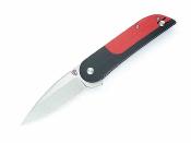 FKCDF019 Couteau Finch Devil’s Finger Lame Acier 14C28N Satin Stonewash Manche G10 Smokeout Noir Rouge Linerlock – Livraison Gratuite