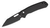 J1925ABST Couteau CJRB Pyrite Wharncliffe Lame Acier AR-RPM9 Button Lock IKBS - Livraison Gratuite