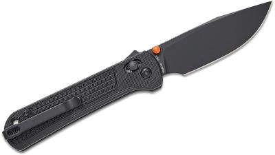 J1960BBK Couteau CJRB Bolt Black Lame Drop Point Acier AR-RPM9 Blk Manche G10 Recoil Lock - Livraison Gratuite