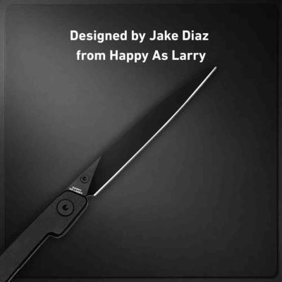 J1965BBK CJRB Lanky Black - Lame Acier AR-RPM9 Manche Aluminium Linerlock Roulements - Livraison Gratuite