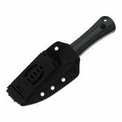 KI1122A3 Couteau Kizer Bone | Lame Acier AEB-L Satin | Manche G10 Noir et Vert | Housse Kydex - Livraison Gratuite