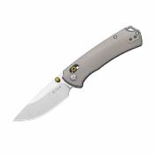 KI34902CDA1 Kizer T1 |  Couteau Pliant Lame Drop Point Acier M390 Satin | Manche Titanium Clutch Lock - Livraison Gratuite