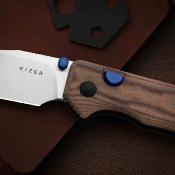 KIV3011BCA1 Couteau Kizer Nice Guy | Lame Acier AEB-L Satin | Manche Micarta Brown Norplex | Livraison Gratuite