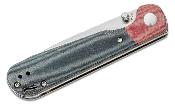 KIV3587C1 Couteau Kizer PPY Micarta Gray/Red Lame Acier 154CM IKBS - Livraison Gratuite