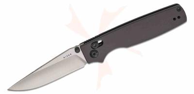 KIV36052MA1 Kizer Original 2 | Couteau Pliant | Modified Drop Point 14C28N Satin | Manche Alu Noir | Clutch Lock |Livraison Gratuite