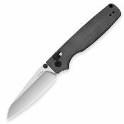 KIV36052SA1 Kizer Original 2 - Couteau Pliant Lame Modified Drop Point Acier 14C28N Manche Micarta Black Clutch Lock - Livraison Gratuite