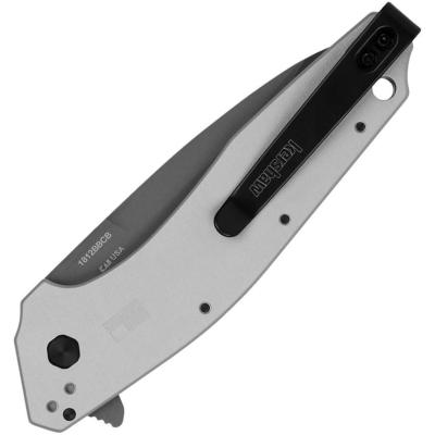 KS1812BBCB KERSHAW Dividend Couteau Lame Acier Composite (Bohler N690 & D2) Gray Manche Alu Linerlock USA - Livraison Gratuite