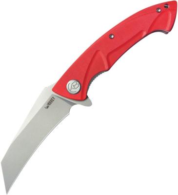 KUB212H Couteau Kubey Anteater Nest Red Lame Acier 14C28N Sandblast IKBS - Livraison Gratuite