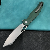 KUB239K Couteau Pliant Kubey Drake Green Lame Tanto Acier AUS-10 Pivot Roulements à Billes Linerlock - Livraison Gratuite