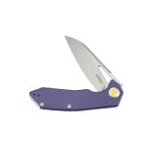 KUB291S Couteau KUBEY Vagrant Purple Lame Acier M390 Sandblast IKBS - Livraison Gratuite