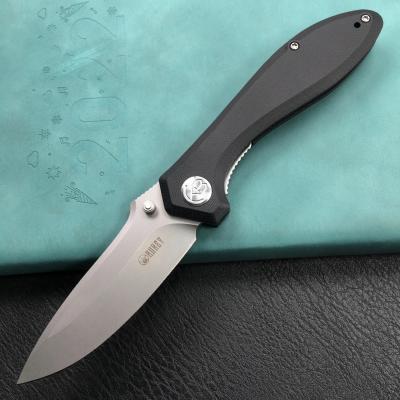 KUB314F Kubey Ruckus – Couteau Liner Lock | Lame Drop Point AUS-10 | Manche G10 Noir | Bearing - Livraison Gratuite