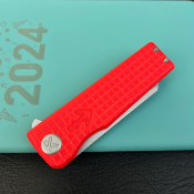 KUB317G Couteau Kubey Sailor Lame AUS-10 Acier Sheepfoot Manche G-10 Orange Sécurité Liner Lock - Livraison Gratuite