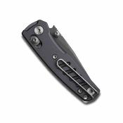 MGR823ADG Miguron Evok Mini Dark Grey - Lame Acier D2 Manche Aluminium Black Cross-Bar Lock Clip - Livraison Gratuite