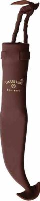 MN127025 Marttiini Lumberjack - Couteau Fixe Lame Acier Carbone Drop Point Manche Bois Étui Cuir Finland - Livraison Gratuite