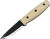 MO14083 Couteau Morakniv Finn BlackBlade Lame Acier Inox Etui Cuir Sweden - Livraison Gratuite