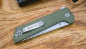 NMB2406G Couteau North Mountain Blade Chop Lame Acier San Mai TANTO Manche G10 Green Pivot Sur ROulements - Livraison Gratuite