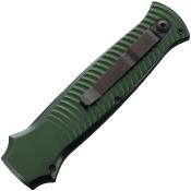 PKCP6GT Couteau Automatique Piranha Auto Bodyguard Tactical Green Lame Acier S30V Made USA - Livraison Gratuite