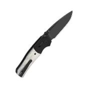 QS157E2 Couteau QSP Vault Drop Point Lame Acier 14C28N Blk Manche G10 Aluminium Glyde Lock - Livraison Gratuite