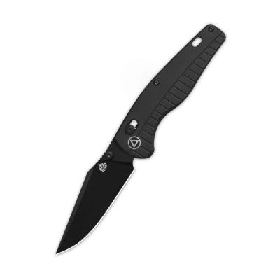 QS165C2 Couteau QSP Reptile Clip Point Lame Acier 14C28N Manche G10 Noir Sécurité Glyde Lock - Livraison Gratuite