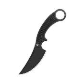QS166A2 Couteau QSP Viper Clip Point Lame Acier 10Cr15MoV Manche G10 Noir Housse Kydex - Livraison Gratuite