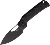 REA168 Couteau Reate PL-XE Pivot Lock Black Lame Drop Point Acier Nitro-V - Livraison Gratuite