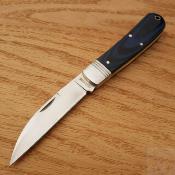 RR2181 Couteau Rough Rider Denim Micarta Lame Acier 440 Wharncliffe - Livraison Gratuite