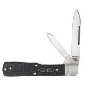 RR2570 Canif Rough Ryder Black Reserve Bearhead Gunstk Lames Acier 440 Collector Box - Livraison Gratuite