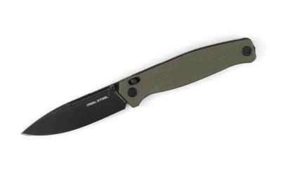 RS7652GB Couteau Real Steel HUGINN Green Lame Acier VG-10 Black - Livraison Gratuite