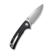 S230321 Couteau Sencut Pulsewave Black Lame Acier 9Cr18MoV Satin IKBS - Livraison Gratuite