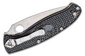 SC142PBK Couteau Spyderco Resilience Plain edge Lame Acier 8Cr13MoV Satin - Livraison Gratuite