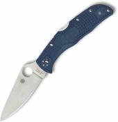 SC243PCBL Spyderco Endela Lightweight – Couteau lame acier CPM SPY27 Manche FRN cobalt blue Back Lock Japan – Livraison Gratuite