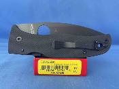 SC263GSBK Spyderco Bodacious – Couteau Lame Acier CPM S30V DLC Dentée Spear Point Manche G10 Noir Compression Lock USA – Livraison Gratuite