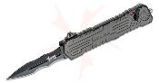 SCHOTF3CB Schrade Viper OTF | Couteau Automatique Lame Spear Point Acier 4034 | Manche Alu Noir | Brise-Vitre - Livraison Gratuite