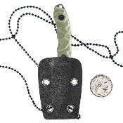 SKW67508 Skallywag Tactical The Mini – Couteau De Cou Lame Acier 420 Manche G10 vert Etui Kydex – Livraison Gratuite