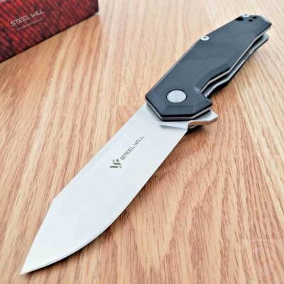 SMGF3101 Steel Will Tenet 2 SWF31-01 – Couteau Lame Acier D2 Satin Manche G10 Noir Linerlock Clip Ambidextre – Livraison Gratuite