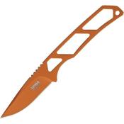 SPIKPLFB010 Couteau SPIKA Pack-Lite Orange Lame Acier 440 Manche Squelette Housse Plastic - Livraison Gratuite
