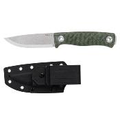 SRM702TMP Couteau SRM Bushcut 702TMP Drop-Point Acier Sandvik 14C28N Manche Micarta Vert Housse Kydex – Livraison Gratuite