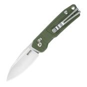 SRM7229GP Couteau Pliant SRM Scout Lame Acier 14C28N Manche G10 Vert Ambi Lock - Livraison Gratuite