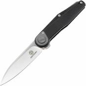 TF6010BK Defcon JK Series Fulcrum Lite | Couteau Lame Drop Point 14C28N | Manche G-10 Noir | Button Lock - Livraison Gratuite