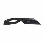 TFFIX123BK Lot de 3 Tac-Force Neck | Couteau Fixe Compact Lame Wharncliffe 3Cr13MoV | Manche G10 Noir | Étui Nylon - Livraison Gratuite