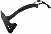 USMAXE3001BK USMC | Hache Tactique | Tête Tomahawk Acier 3Cr13MoV Black Oxide | Manche Corde | Étui Nylon - Livraison Gratuite